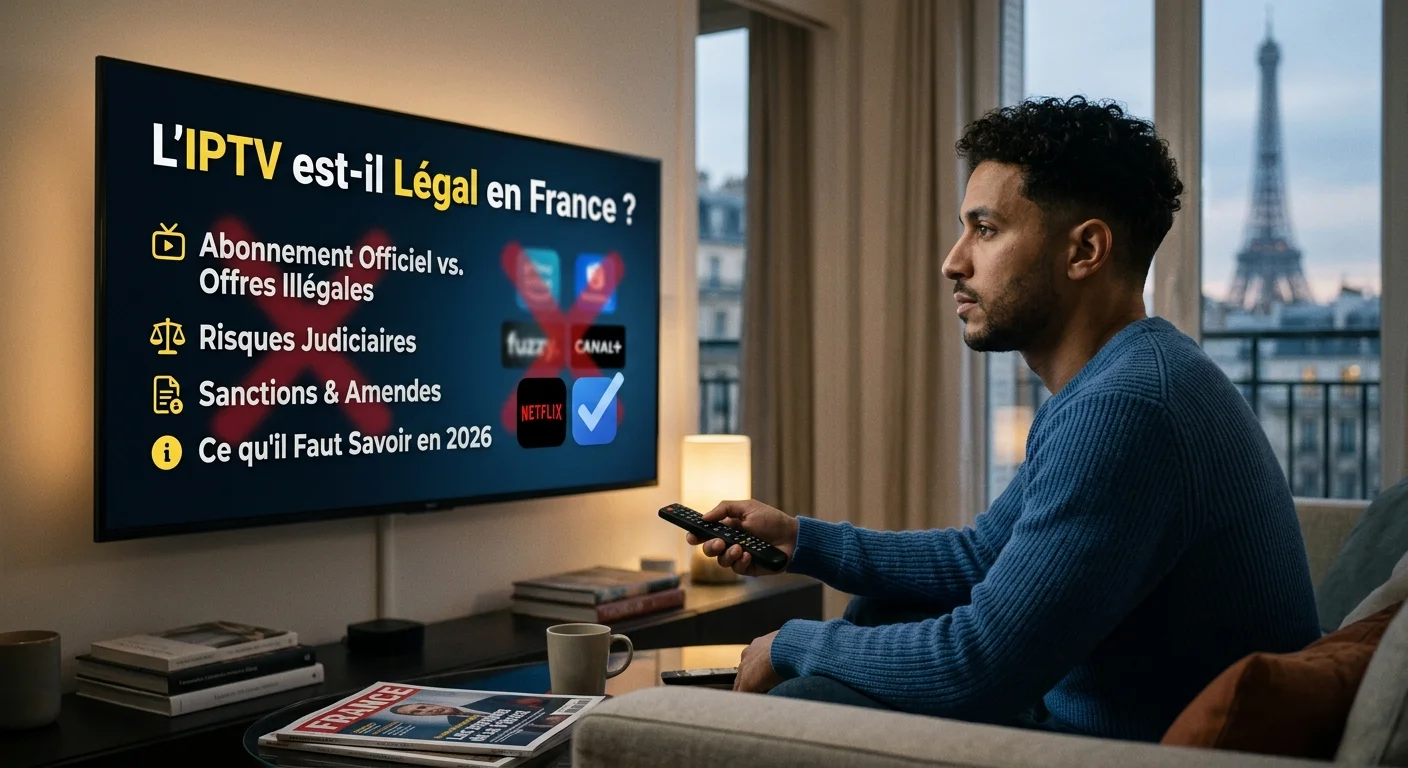 IPTV légal en France — comprendre la légalité de la technologie IPTV et des applications